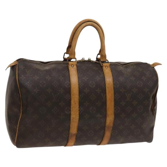 LOUIS VUITTON Monogram Keepall 45 Boston Bag M41428 - Picture 1 of 16